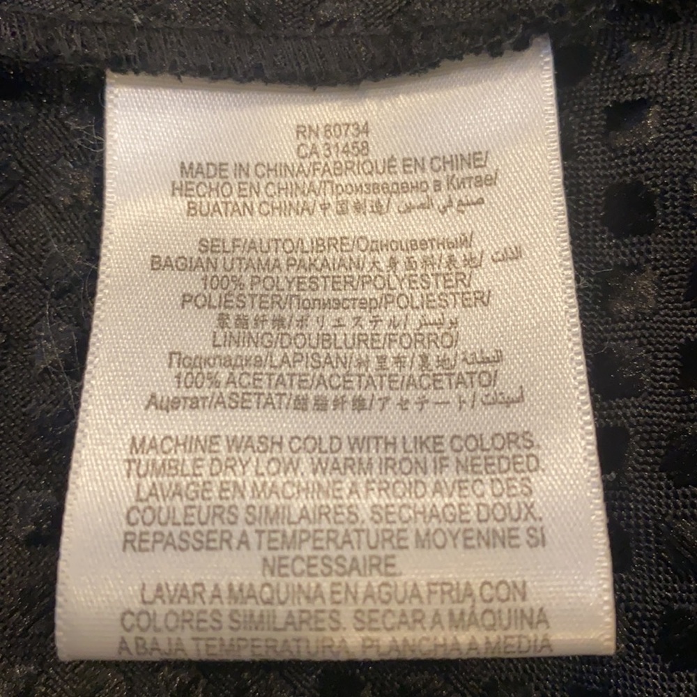 BCBGeneration Black A-Line Style Mini Dress - Picture 11 of 11